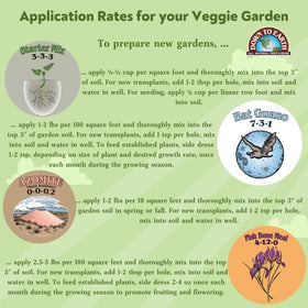 Down To Earth Calcium OMRI-listed product in organic gardens safe for edible crops.