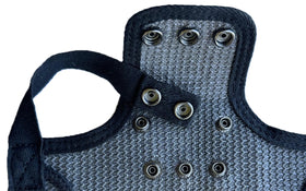 DOWN UNDER OUTDOORS breathable 14oz cotton canvas for durable saddles in all weather.