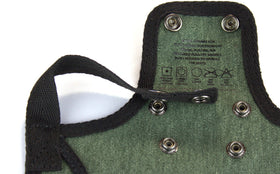 Down Under Outdoors poultry-saver includes shoulder-cover for feather protection.