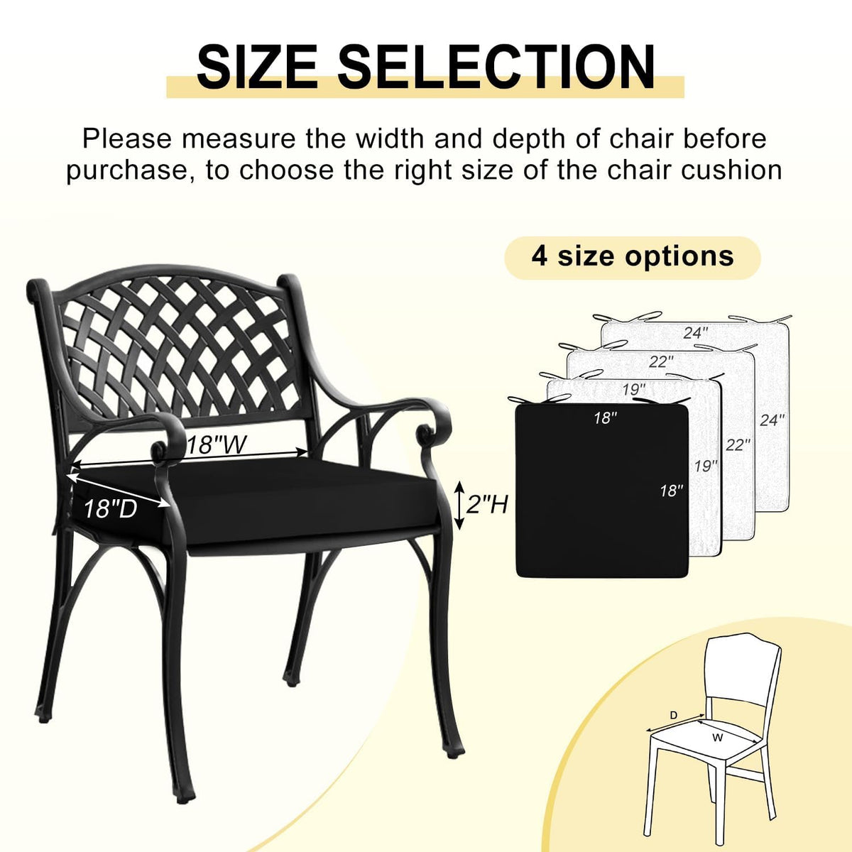 Downluxe 28D foam delivers supportive comfort for outdoor lounging