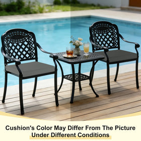 Downluxe dark grey outdoor cushions add neutral style
