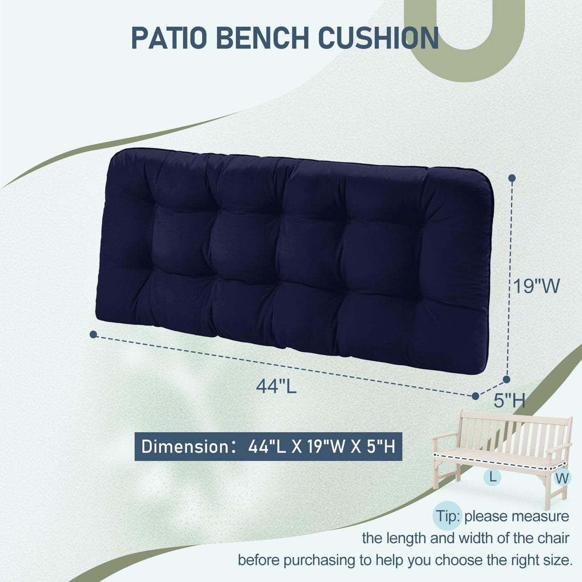 Downluxe easy-clean cushion makes maintenance quick with a damp cloth and air drying.