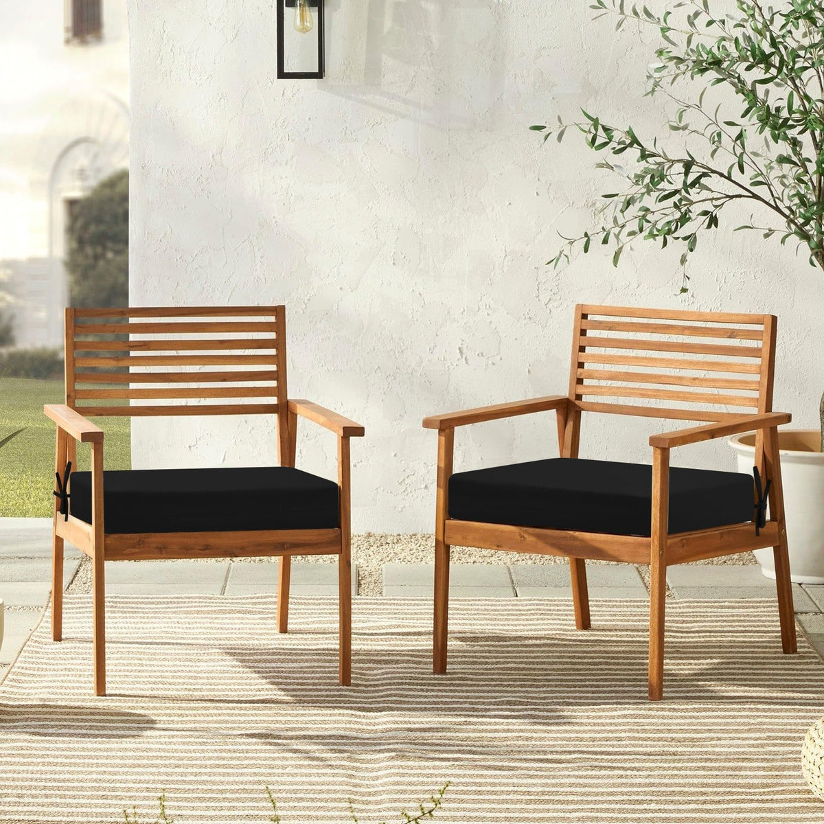 downluxe easy-clean cushions simplify outdoor maintenance after weather exposure