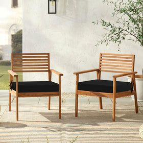 downluxe easy-clean cushions simplify outdoor maintenance after weather exposure