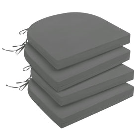 Downluxe outdoor chair cushions 4-pack front view for versatile chair fit