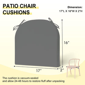 Downluxe cushions arranged on patio setup for outdoor use