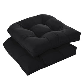 Downluxe outdoor chair cushions on a chair offer comfortable, supportive seating.