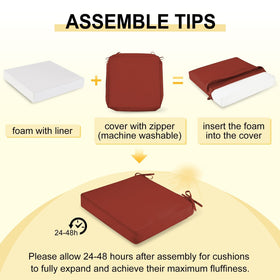downluxe four cushions in compact packaging for storage