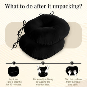 vacuum-packed cushion packaging from downluxe with fluff time