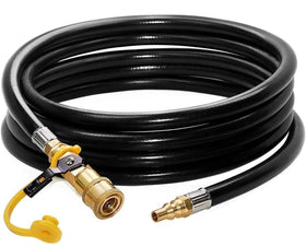 DOZYANT 24 ft propane hose assembly for flexible RV grill connections