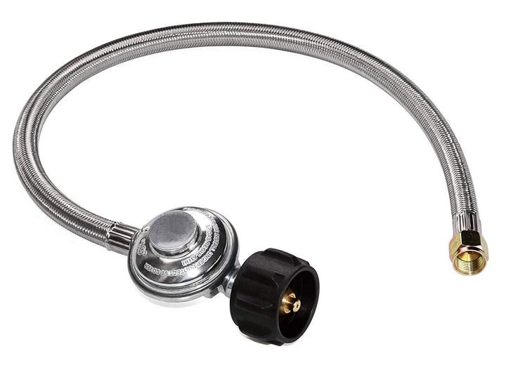 DOZYANT 2ft regulator hose assembly ready for easy grill hookup.