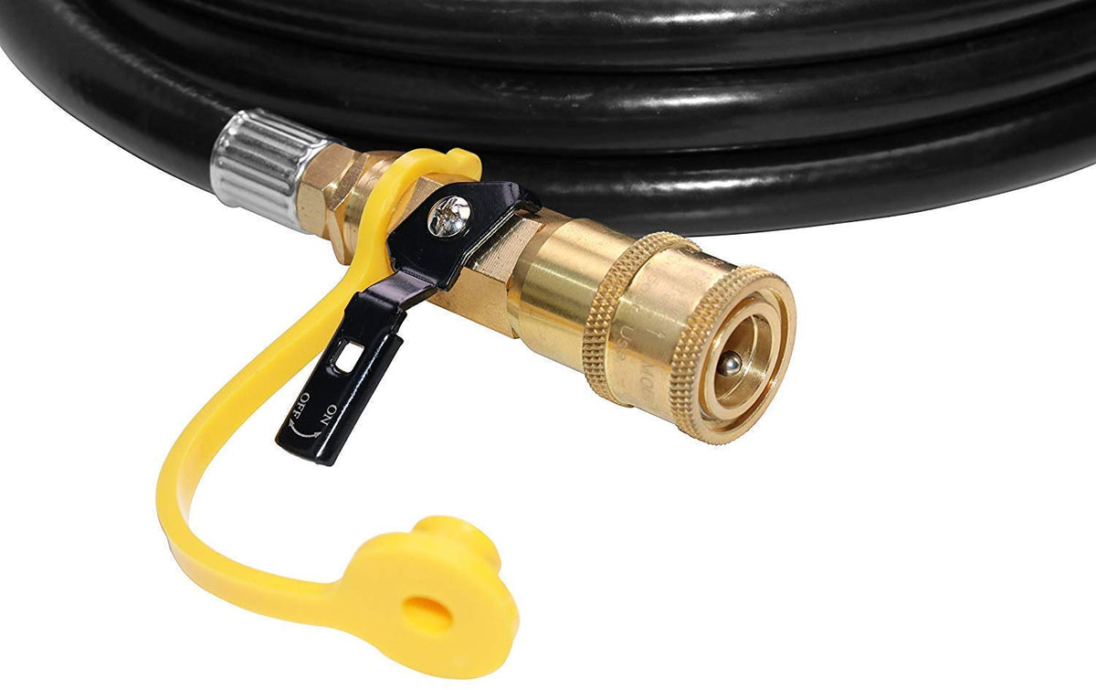 DOZYANT brass fittings pre-installed for durable quick-connect use