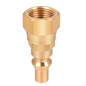 DOZYANT brass quarter inch pipe coupler for extending runs
