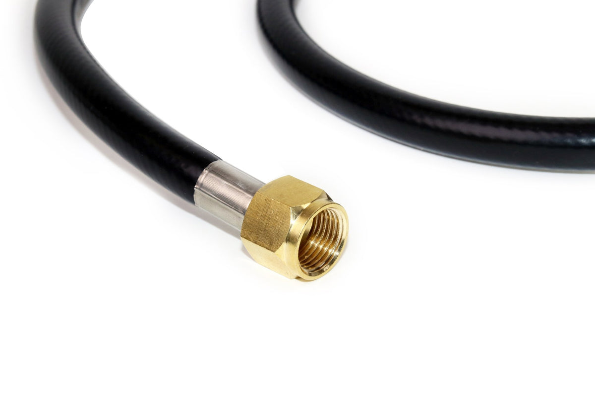 DOZYANT high pressure gas hose extending tank distance in an outdoor setup