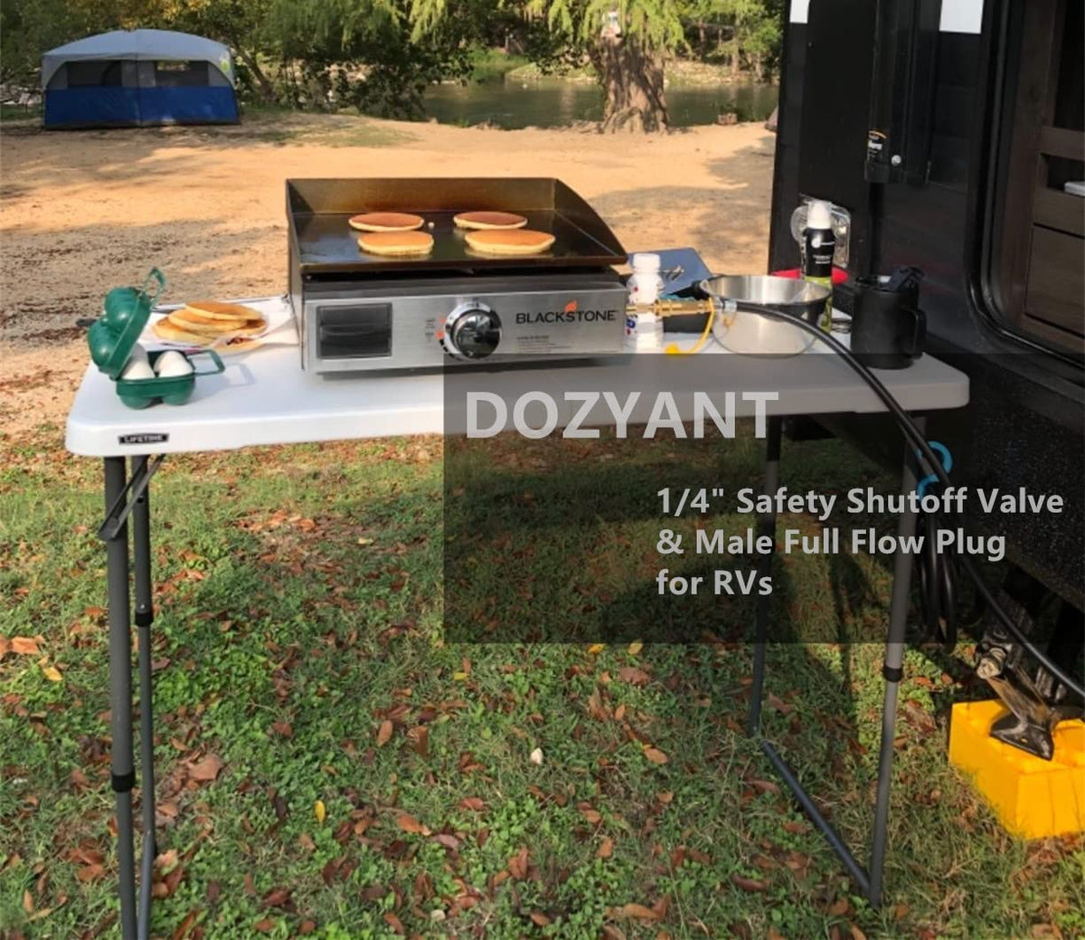 DOZYANT must-have RV propane accessory for outdoor cooking