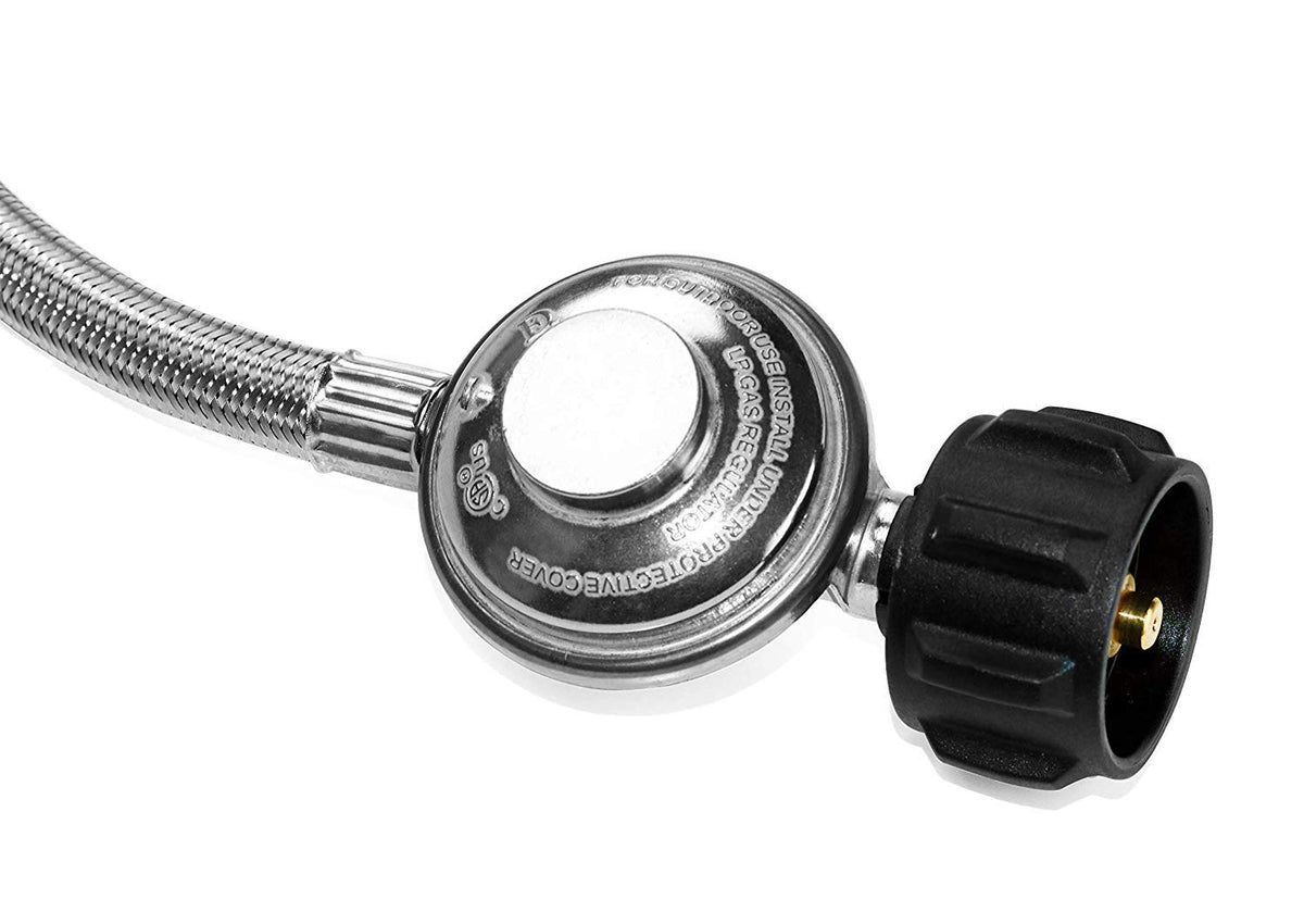 DOZYANT QCC1 regulator with 3/8in flare nut connection for wide compatibility.