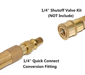 DOZYANT safe setup keeps original regulator usable with propane on the road