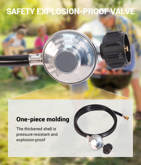 DPB 6Ft regulator hose assembly built for durability.