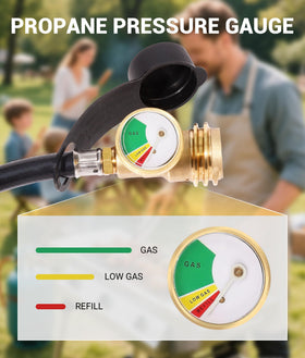 DPB brass connector close-up illustrating secure, leak-resistant hose connection.