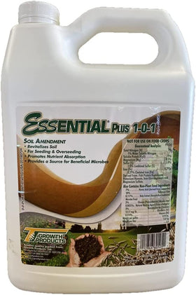 DPH Essential Plus 1-0-1 brown spots greening demonstrates rapid lawn revival and soil health