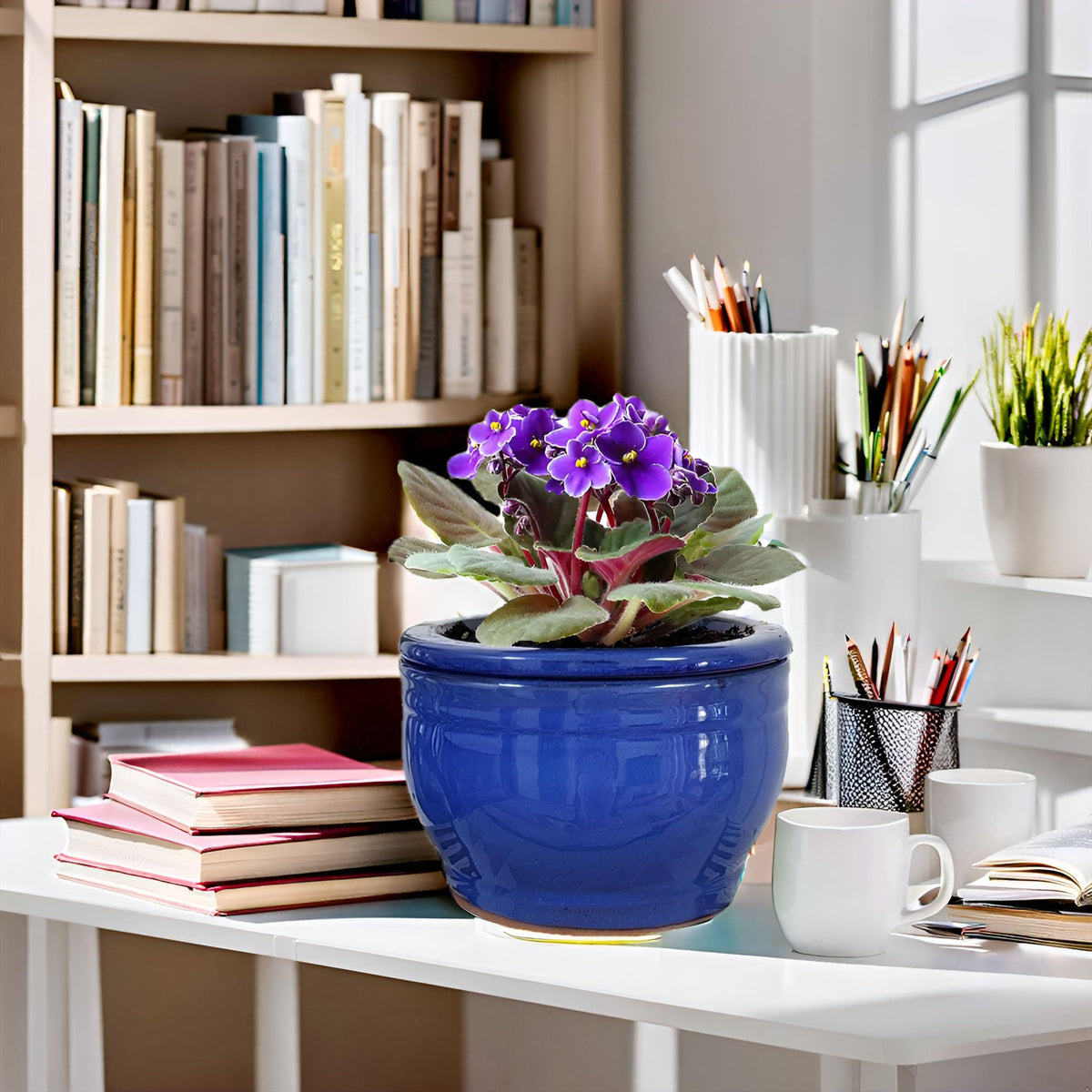 Dphagesy gift-ready violet pot for African violet lovers.