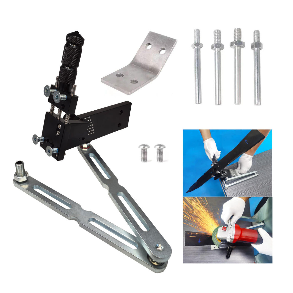 DPHXF magnetic-base sharpener 5005 holds blade securely during sharpening