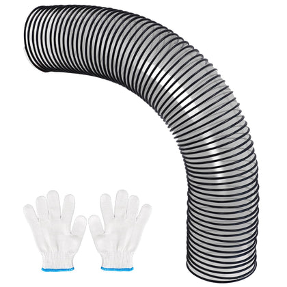 Dpwrrot Bagger Flex Hose, 8 inch diameter, durable replacement for bagger systems.