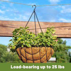 Dpyrrhic multi-use chain fits bird feeders, lanterns, wind chimes.