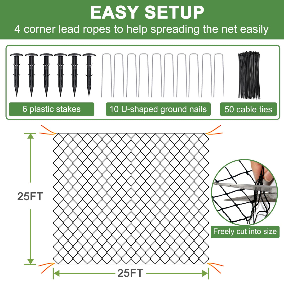 DQS Fruit Tree Netting protects blossoms and fruit from pests