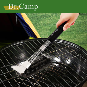 Dr.Camp dishwasher safe grill brush designed for effortless cleanup after barbecue sessions