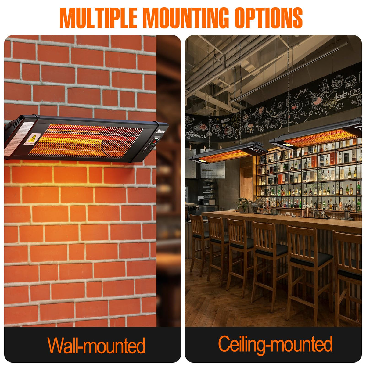 DR. INFRARED HEATER IPX5 rating supports outdoor or damp-area use with odorless heat.