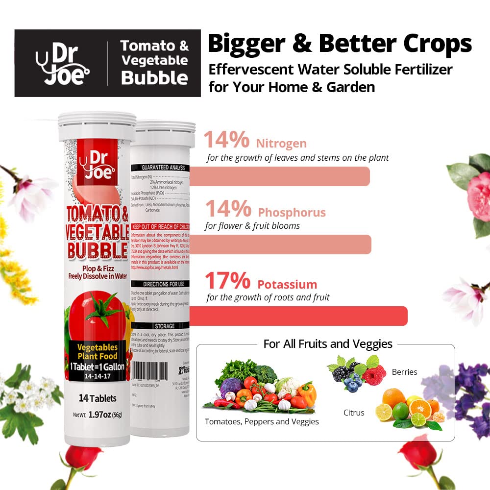 Dr. Joe Drop-and-Go two-step system streamline garden feeding.