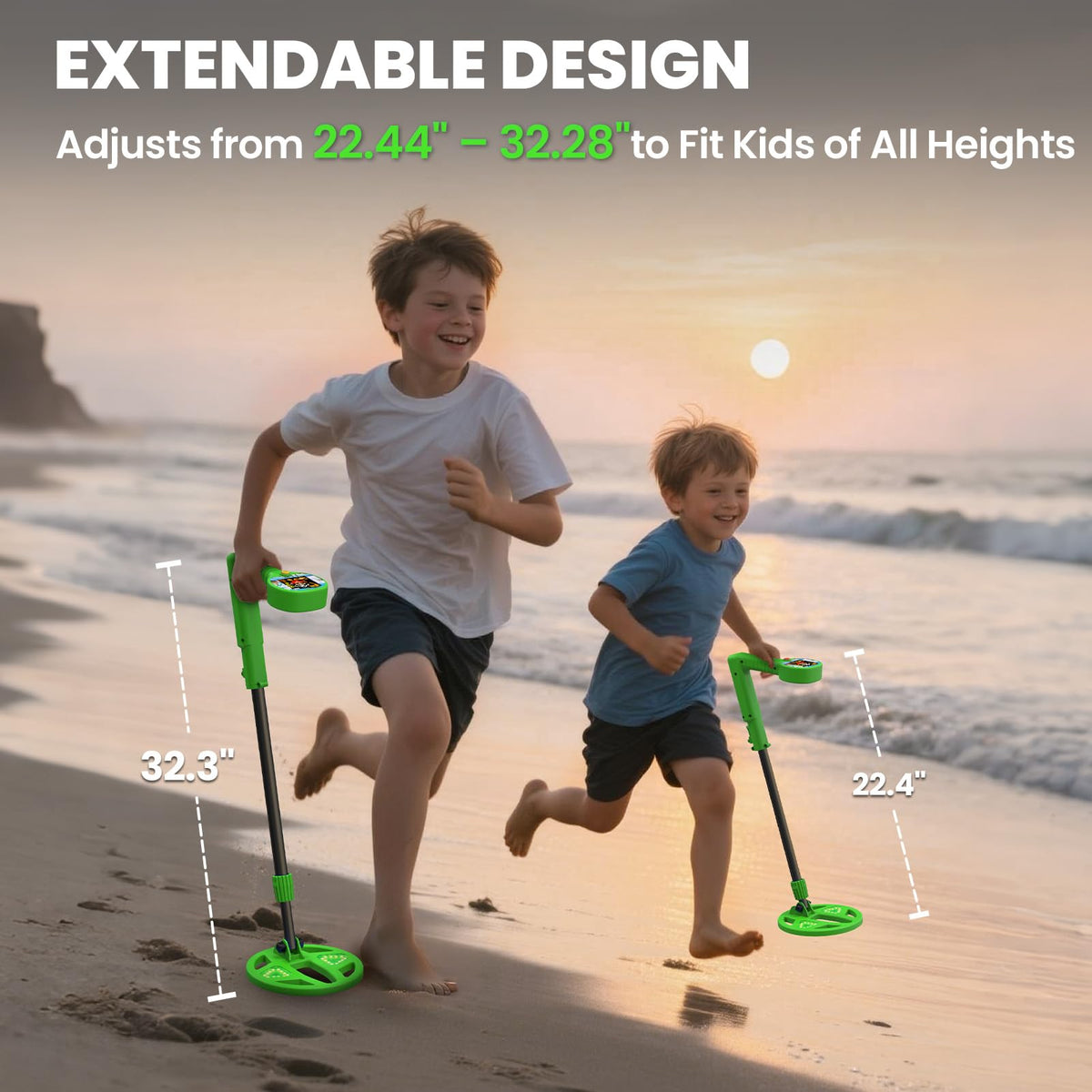 DR.ÖTEK ergonomic rubber grip ensures safe handling for young explorers