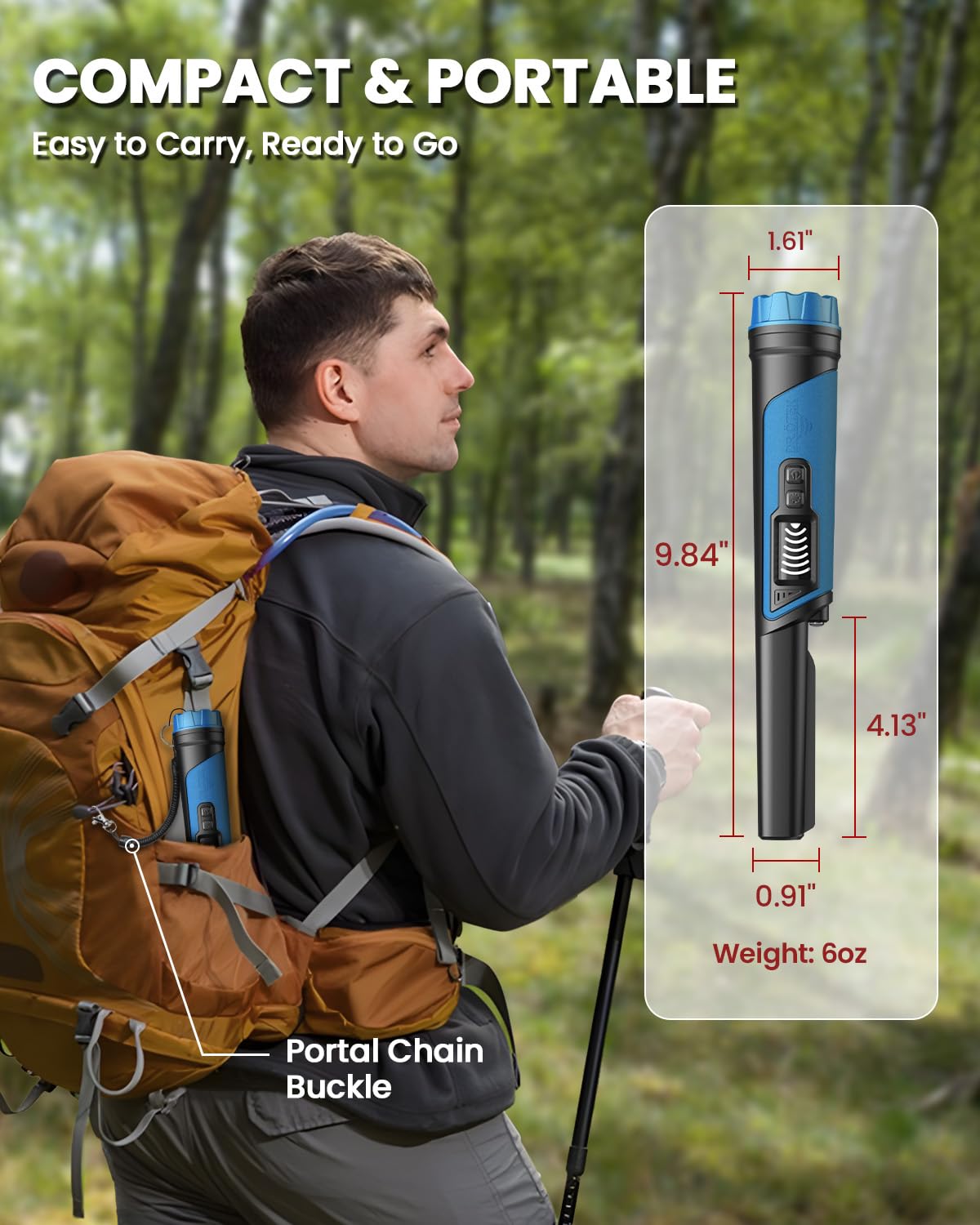 DR.ÖTEK pinpointer durable build suitable for rugged outdoor hunts