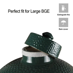 Dracarys damper in action offers precise draft control for grilling.
