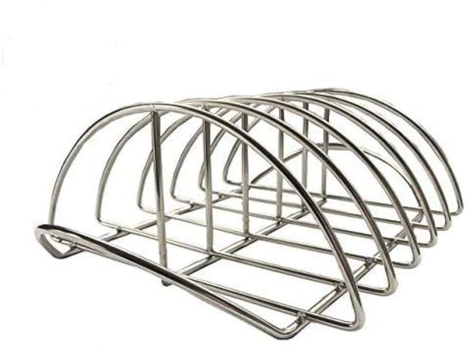 Dracarys rib rack with vertical slots for even smoke penetration