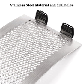 Dracarys smooth-sliding vent door makes vent adjustments easy on the Big Green Egg