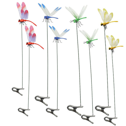 Draduo dragonfly clips decorate outdoor spaces with vibrant weather-ready color