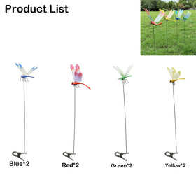 Draduo dragonfly clip for hats or clothing adds garden flair