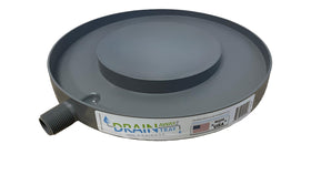 Drain Away Tray grey 15.5 inch saucer protects floors around large indoor plants