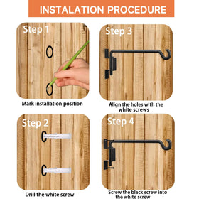 DRAINJH packing includes mounting screws for quick installation