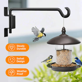 DRAINJH rotatable wall hook shows adjustable angle for versatile placement