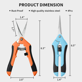 Drametic+ green pruning shears with ergonomic design for easy trimming