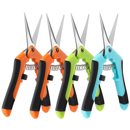 Drametic+ orange pruning shears with a secure non-slip grip for precise cuts