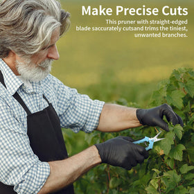 Drametic+ stainless steel blade provides precise cuts with minimal plant damage