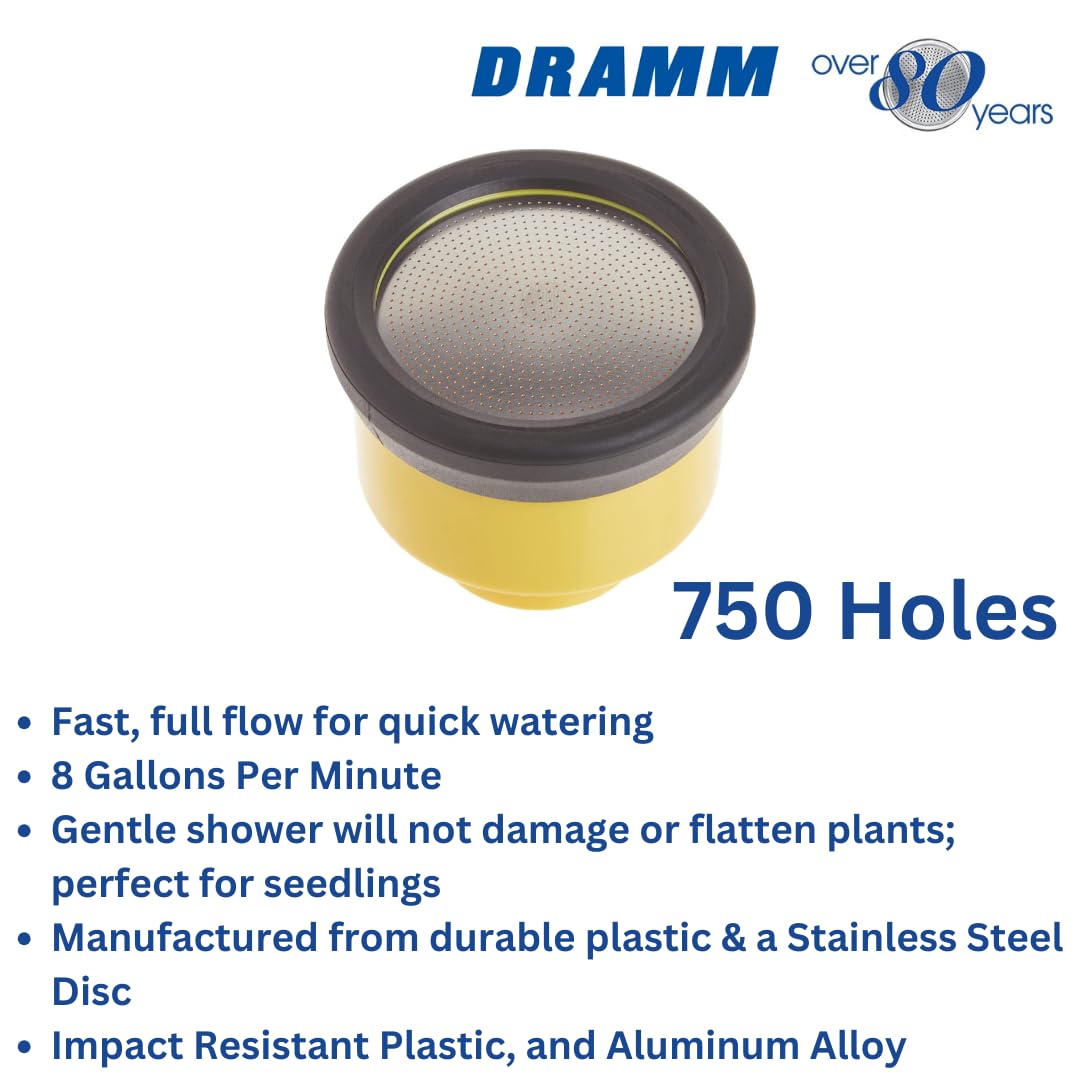 Dramm cycolac plastic body for durable outdoor use