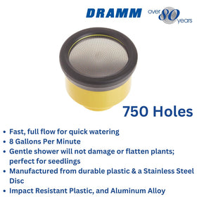 Dramm cycolac plastic body for durable outdoor use