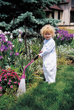 Dramm Sunrise Soft Rain wand shut-off valve enables precise control.
