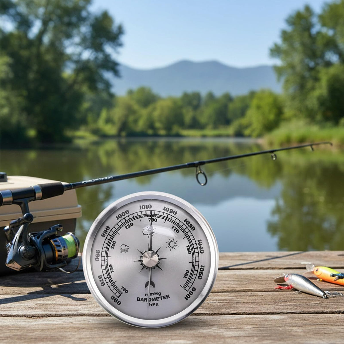 Dranvosk durable and user-friendly barometer for daily weather tracking