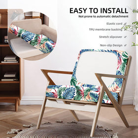 DREAHOTEXTIL colorful pattern cushion cover brightens patio furniture